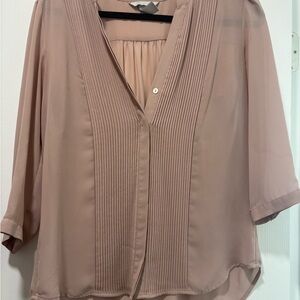 Elegant Blush Pink Women's Top